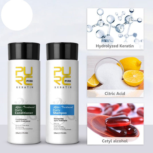 PURC Daily Shampoo & Conditioner for Smoothing & Shine