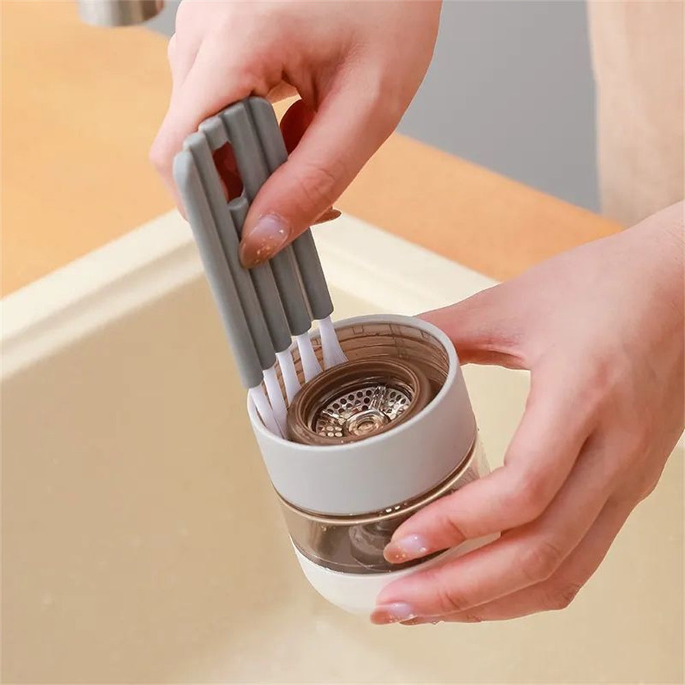 Multifunctional Flexible Gap Brush Cup Cover Groove Nipple Bottle Gap Brush