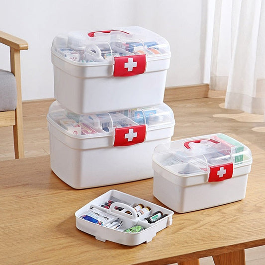 Large Capacity Medicine Organizer Storage Container