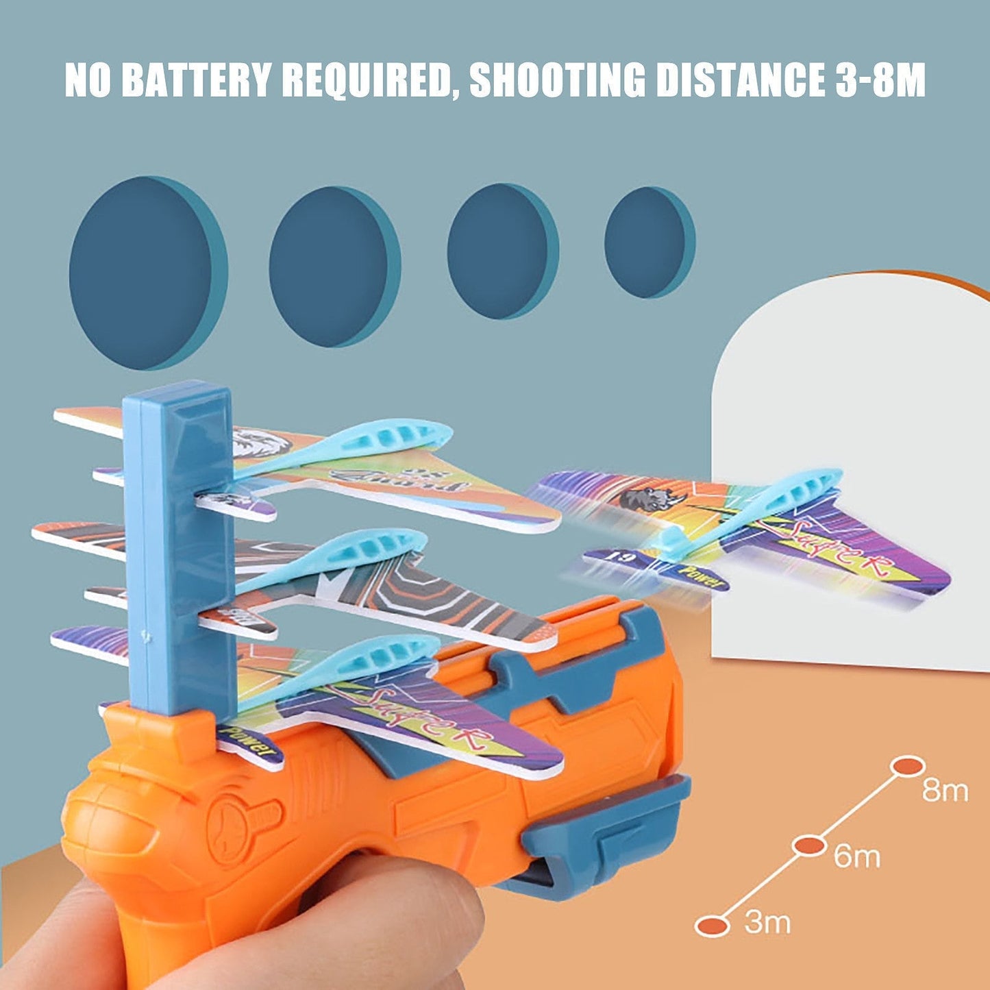 Airplane Launcher Bubble Catapult  Gun Shooting Game